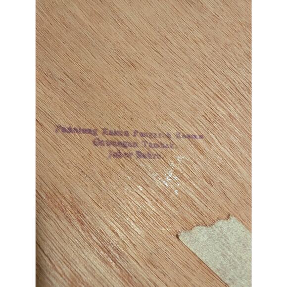 Indian Metal and Wood mixed Media Print Authentic from India 17" x 17" - Picture 3 of 3